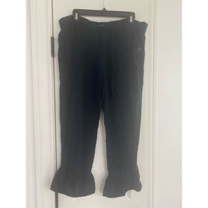 Silk cropped Calvin Rucker pants